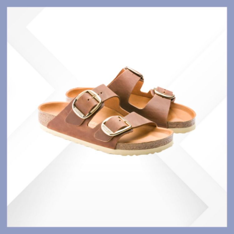 Birkenstock donna BIG BUCKLE cognac