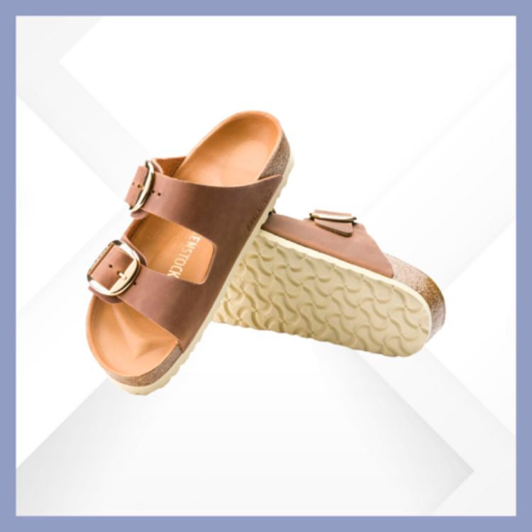 Birkenstock donna BIG BUCKLE cognac