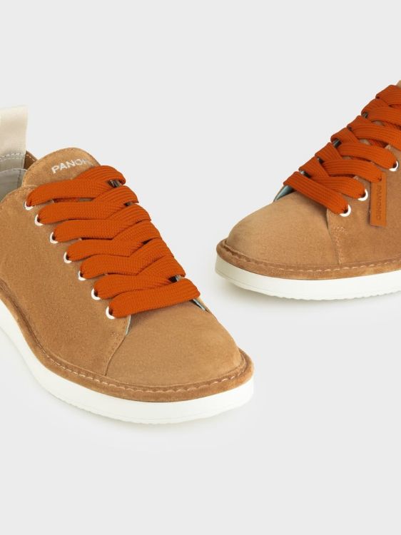 SCARPA ALLACCIATA P01 UOMO IN SUEDE BISCOTTO-ARANCIO BRUCIATO