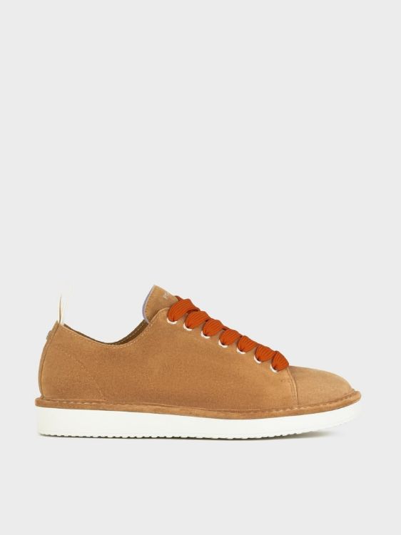 SCARPA ALLACCIATA P01 DONNA IN SUEDE BISCOTTO-ARANCIO BRUCIATO