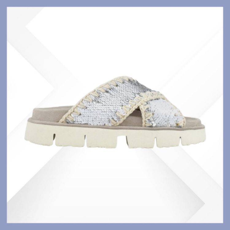 Immagine di Mou Criss-cross bio sandal plain Bianca