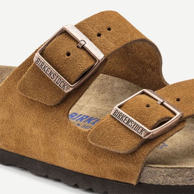 Immagine di Birkenstock Arizona uomo in pelle scamosciata marrone