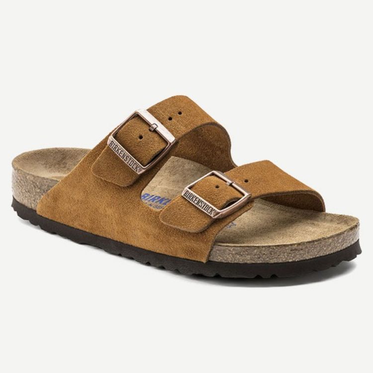 Immagine di Birkenstock Arizona uomo in pelle scamosciata marrone