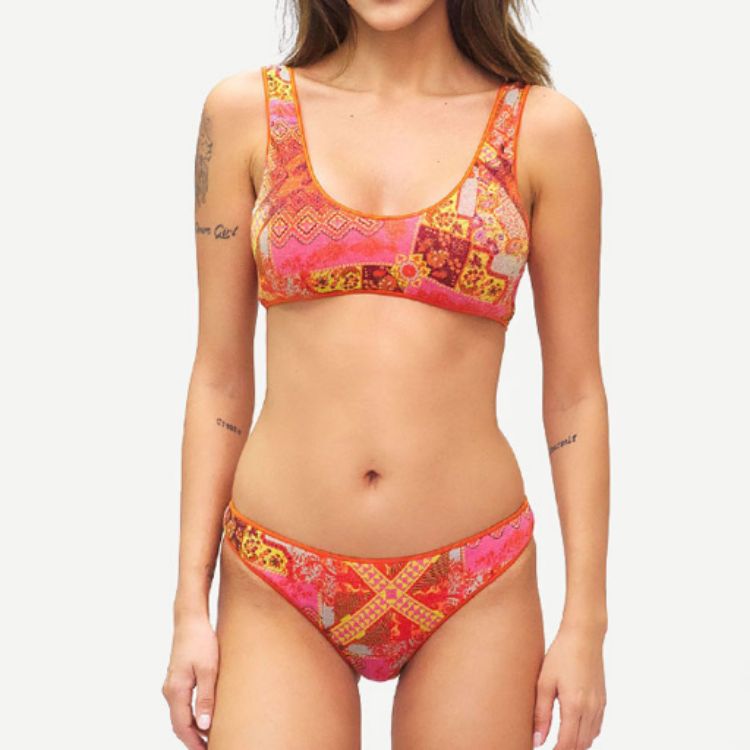 Immagine di F**k bikini reversibile top e slip brasiliano fisso