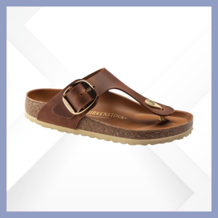 Birkenstock Gizeh Big Buckle cognac