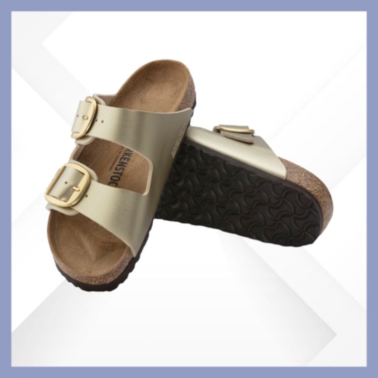 Birkenstock Arizona Big Buckle Gold