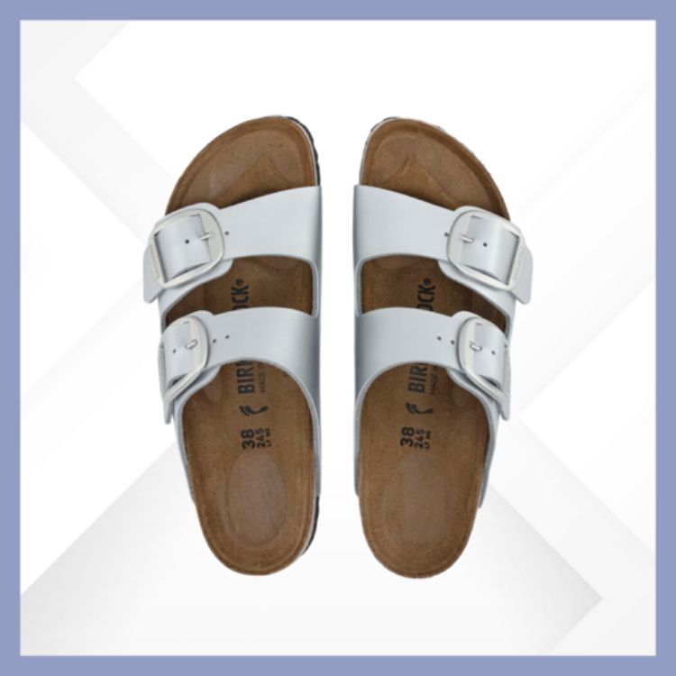 Birkenstock Arizona Big Buckle Silver