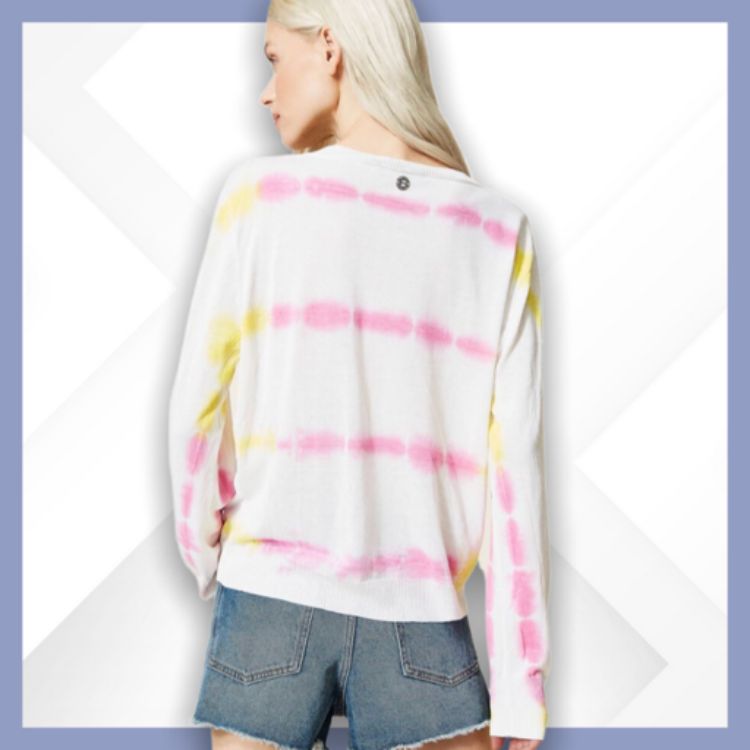 Twinset Actitude Maglia regular tie-dye tinta a mano