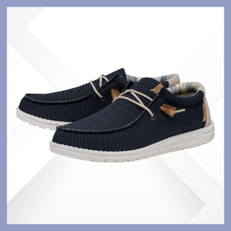 Immagine di Scarpa HEYDUDE uomo wally stretch blue