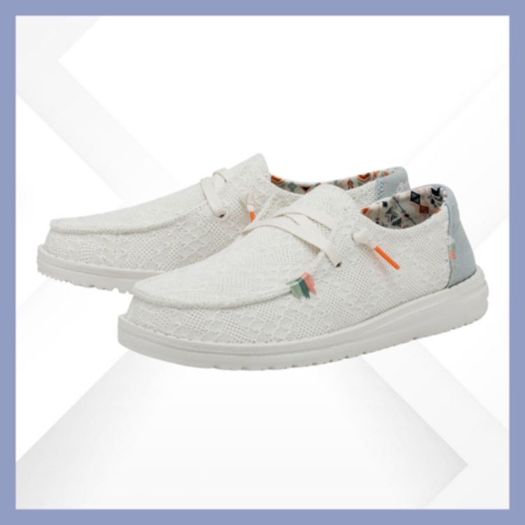 Immagine di Scarpa HEYDUDE donna wendy boho white