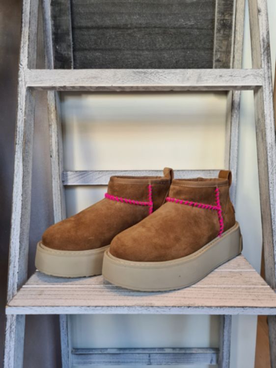 Immagine di ColorsOfCalifornia Stivale suola sneaker Tan