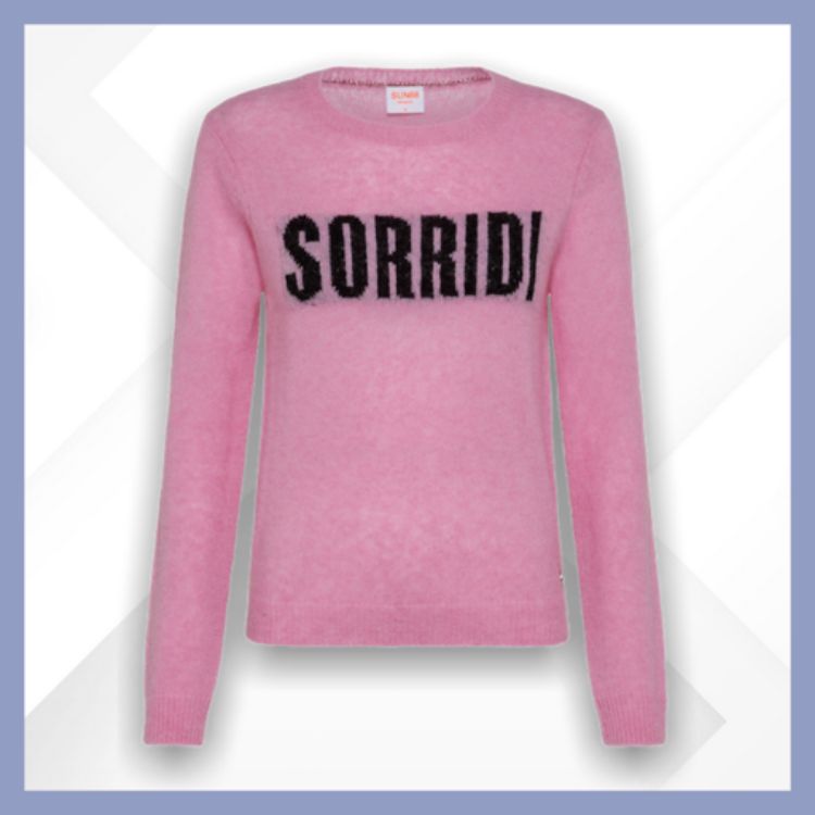 Immagine di  Sun68 maglione rosa Sorridi