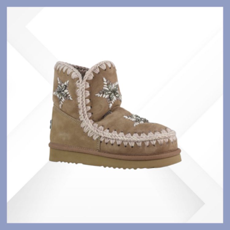 Immagine di Mou Eskimo sneaker wool stars &amp; rhinestones