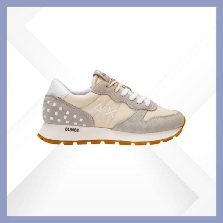 Immagine di SUN68 SNEAKER DONNA ALLY STUDS BIANCO PANNA