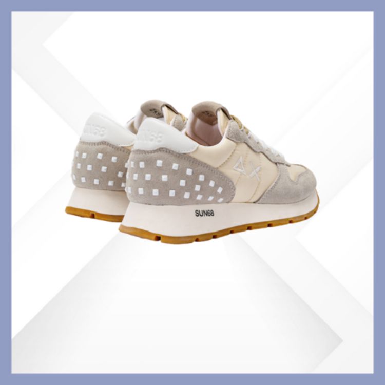 Immagine di SUN68 SNEAKER DONNA ALLY STUDS BIANCO PANNA