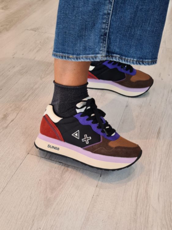 Immagine di SUN68 SNEAKER DONNA KELLY MULTICOLOR MARRONE