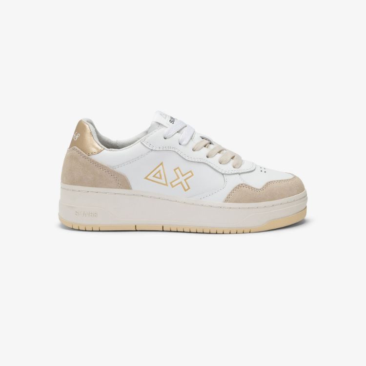 Immagine di Sneaker Basket Love Lady in pelle oro